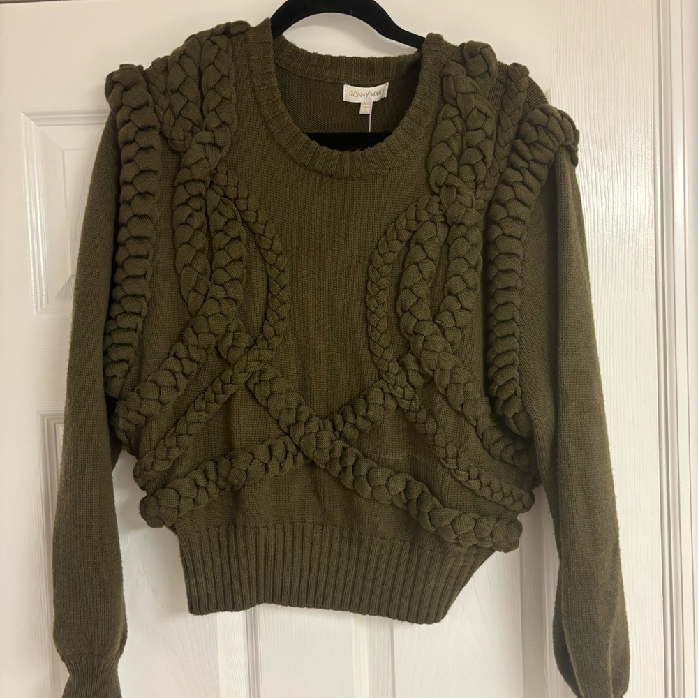 RONNY KOBO Yeva Cable Knit Sweater - Picture 4 of 12